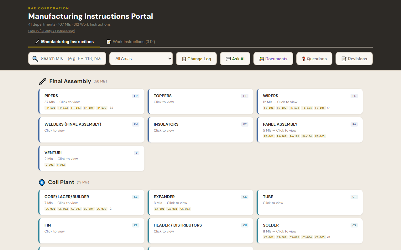 MI Portal preview